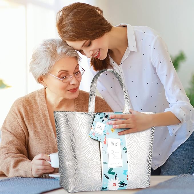 Mothers Day Gifts for Mom XXXL Relaxing Perfumes Spa Gift Set Luxury Bath & Body Gift Set with Shower Gel | Christmas, Birthday, Pampering Gifts for Her, Wife Self Care Bridal Shower Pamper Kit-Velvo Beauty