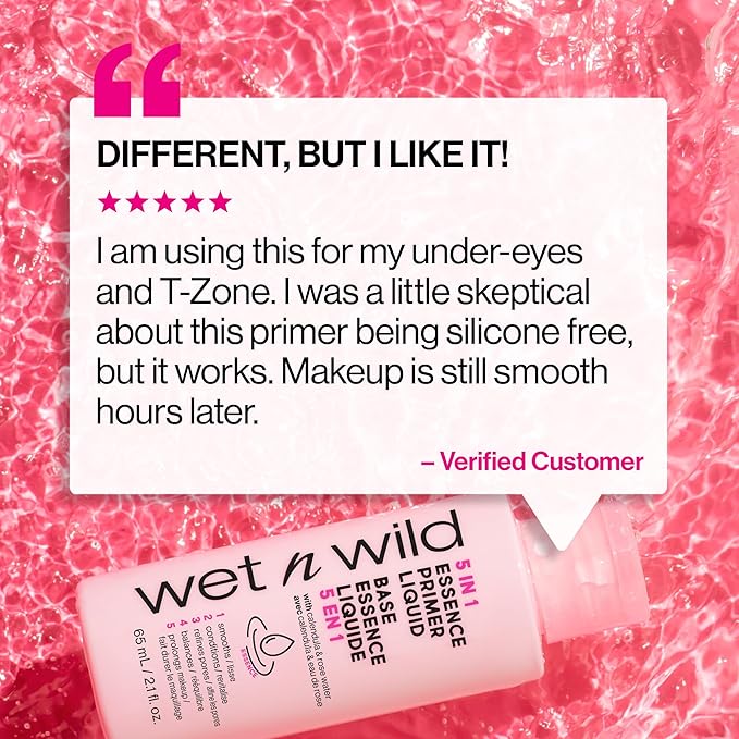 wet n wild 5 In 1 Essence Face Makeup Primer Liquid-Velvo Beauty