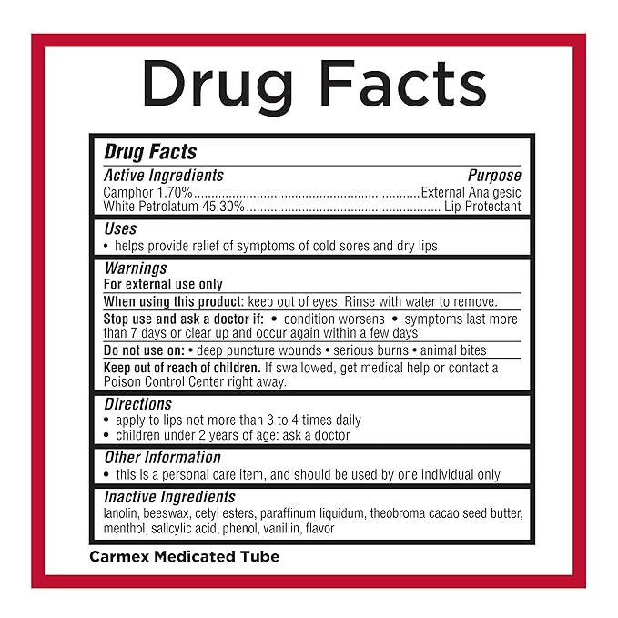 Carmex Medicated Lip Balm Sticks, Lip Moisturizer for Dry, Chapped Lips, 0.15oz, 3 Count (2 Packs) plus 1 Count Carmex Lip Balm Tube, 0.35oz-Velvo Beauty