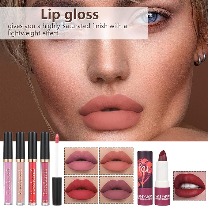 30 Pieces Makeup Kit for Women Full Kit, TooAemiS Professional Makeup Kit for Teens or Adult, All in One Makeup Sets Include Eyeshadow Palette Lipstick Concealer Foundation Mascara Loose Powder Etc-Velvo Beauty