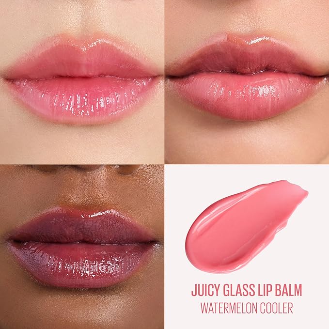 Kaja Juicy Glass Lip Balm | Plumping, Hydrating, Korean Lip Balm, Moisturizing Lip Care, 24hrs Long-lasting Hydration, Nourishing Lip Care | Watermelon Cooler, 0.15 oz.-Velvo Beauty