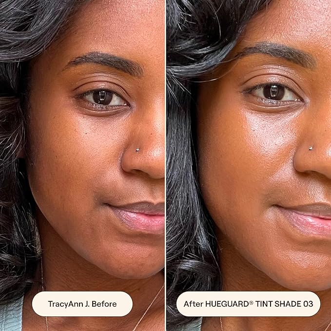 Live Tinted Hueguard Skin Tint SPF 50 - Tinted Mineral Sunscreen with Light-Medium Buildable Coverage With a Hydrating and Radiant Finish - Water and Sweat Resistant, 1.35 fl oz - Shade 03-Velvo Beauty