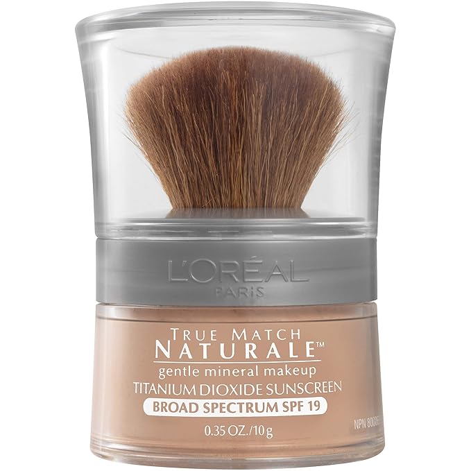 L'Oreal Paris True Match Mineral Loose Powder Foundation Light Ivory, 0.35 Ounce-Velvo Beauty