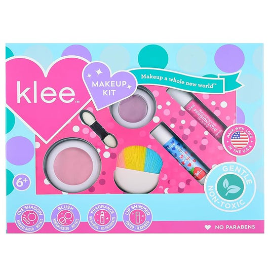 Luna Star Klee Mineral Makeup Kit. Gentle and Non-Toxic. Kid-Friendly. Made in USA. (Swirl of Glee)-Velvo Beauty