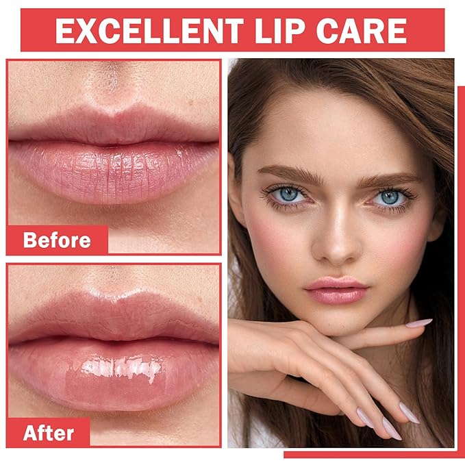 3PCS Bee Lip Balm Honey Pot Honey Strawberry Watermelon Lip Balm Sleeping Lip Mask Silky Hydrating Bee Lip Balm Honey Lip Mask Overnight Lip Care Products(Honey+Strawberry+Watermelon)-Velvo Beauty