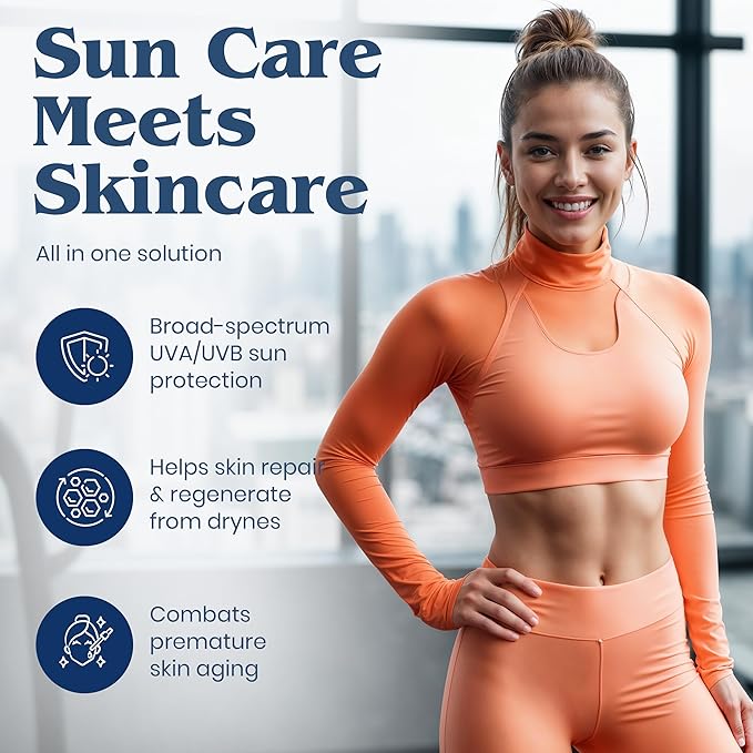 Clear Choice Travel Size Sunscreen for Face SPF 45, Mineral Oil Free Sunblock & Light Moisturizer with Zinc Oxide, Reef-Safe, Broad Spectrum, No White Cast, Dermatologist Recommended 2oz-Velvo Beauty