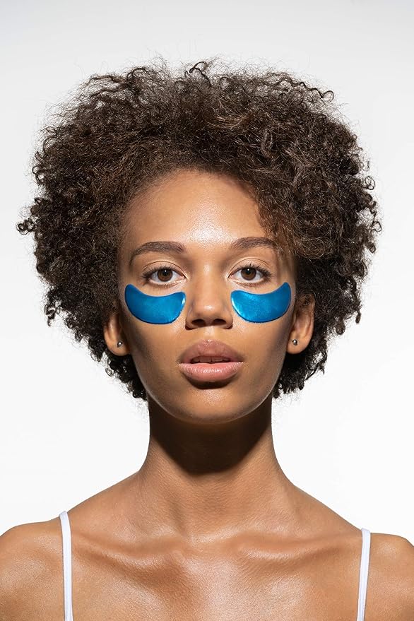 Acure Seriously Soothing Under Eye Hydrogels, 100% Vegan, For Dry to Sensitive Skin, Blue Tansy & Arnica - Soothes & Minimizes Dark Circles, Two Single Use, 0.24 Fl Oz-Velvo Beauty