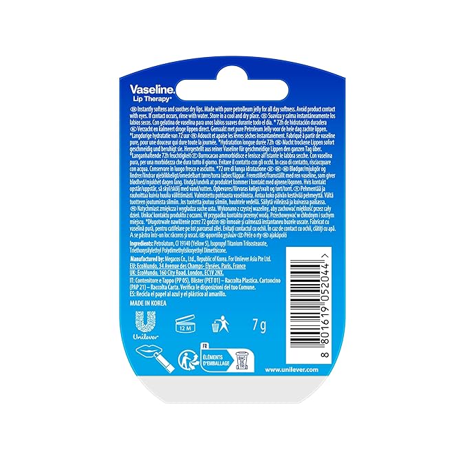 Vaseline Lip Therapy Original | Vaseline Lip Therapy Mini (Original, 2 Pack)-Velvo Beauty