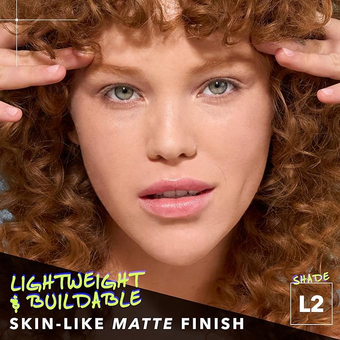 COVER FX Power Play Foundation - Shade L2 - Buildable Full Coverage - Waterproof Sweat-Proof Transfer-Proof - Natural Matte Finish - All Skin Types-Velvo Beauty