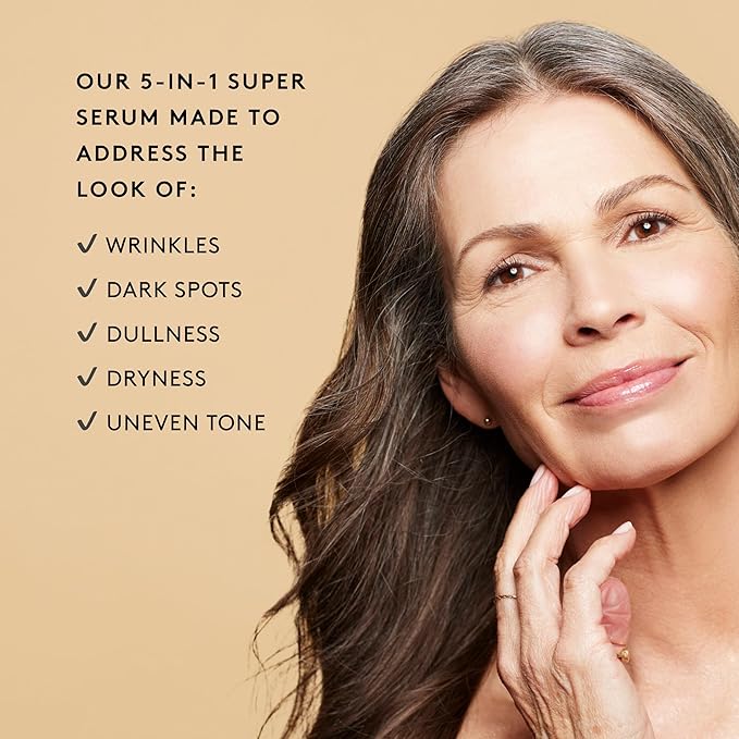 Naked & Thriving Illuminate BC+ Face Serum | Hyaluronic Acid, Vitamin C, Bakuchiol | Organic, Vegan, & Naturally-Derived Skin Care | For Mature Skin, Visible Spots and Wrinkles (1.0 fl oz/30 mL)-Velvo Beauty