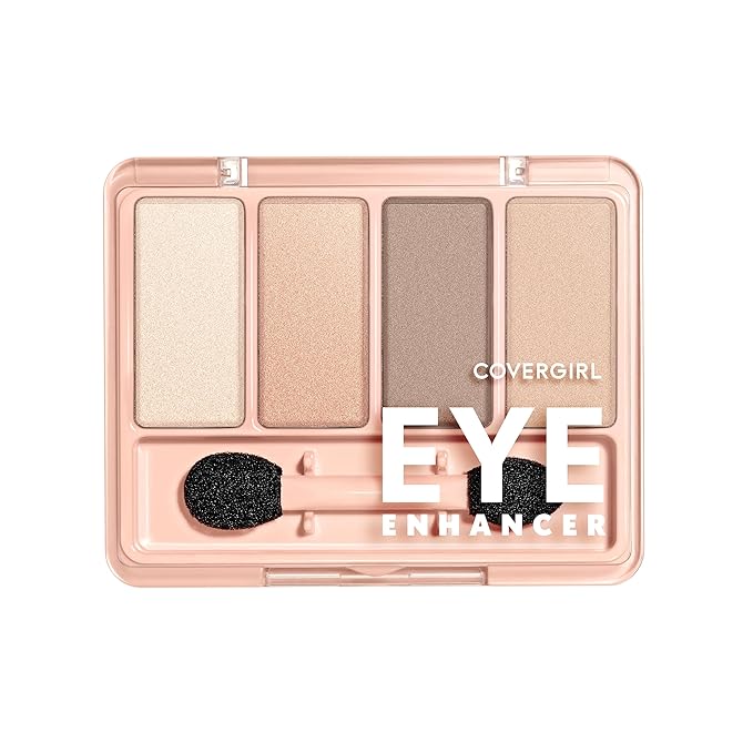 Covergirl Eye Enhancers Eye Shadow Palette, Natural Nudes, 0.19 Ounce-Velvo Beauty