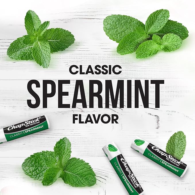 ChapStick Lip Care Bundle – Classic Spearmint + Classic Original Lip Balm, 0.15 Ea (2 Piece Set)-Velvo Beauty