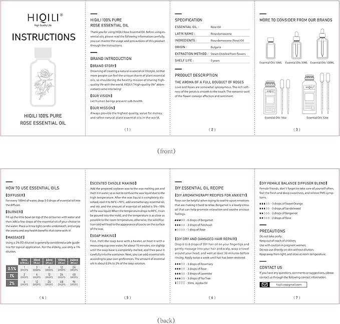 HIQILI 32 Fl Oz Rose Essential Oil, Huge Value Size Undiluted Rose Oil for Face, Skin, Diffuser, Hair-Velvo Beauty