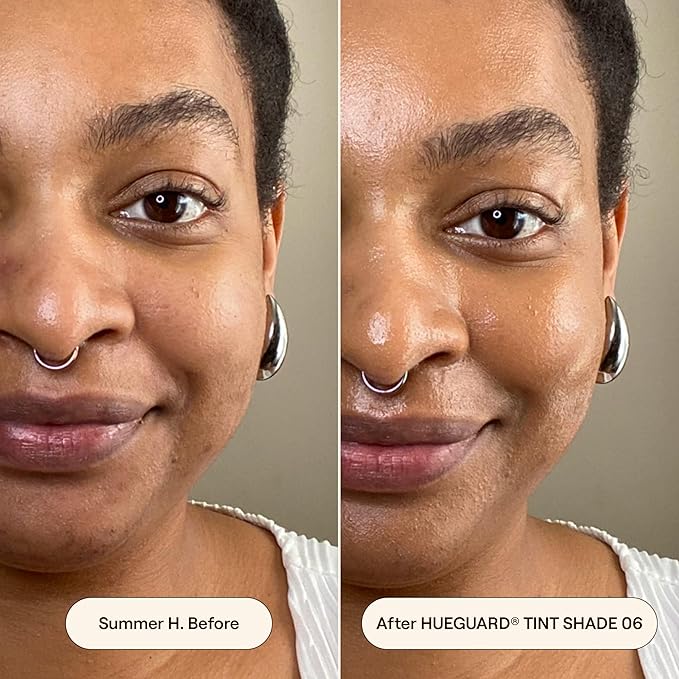 Live Tinted Hueguard Skin Tint SPF 50 - Tinted Mineral Sunscreen with Light-Medium Buildable Coverage With a Hydrating and Radiant Finish - Water and Sweat Resistant, 1.35 fl oz - Shade 06-Velvo Beauty