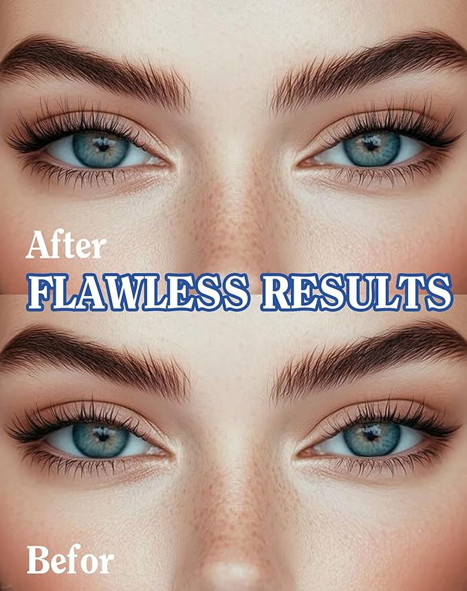 Half Lashes Natural Eyelashes Wispy Lashes Natural Look Cat Eyelashes False Corner Lash Soft Fluffy 3/4 False Eyelash 7 Pairs 14MM D19-Velvo Beauty
