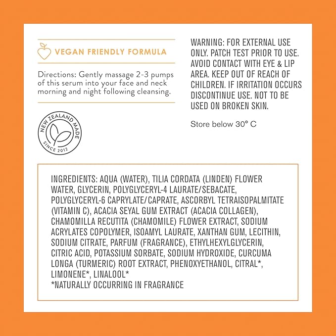 By Nature Vitamin C + Collagen Face Serum - Restore and Energize Tired Skin with Brightening Vitamin C, Plumping Collagen, Plus Texture Enhancing Turmeric - Premium Skin Care Serum for Face - 3fl. oz.-Velvo Beauty