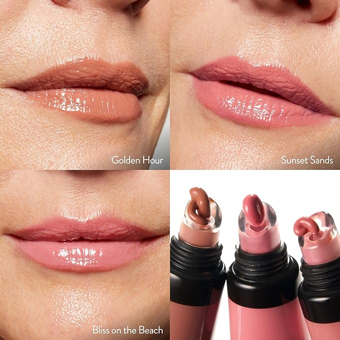 LAURA GELLER NEW YORK Shine-n-Shield Lip Balm SPF 15, Sunset Sands - Nourishes, Hydrates & Protects Lips-Velvo Beauty