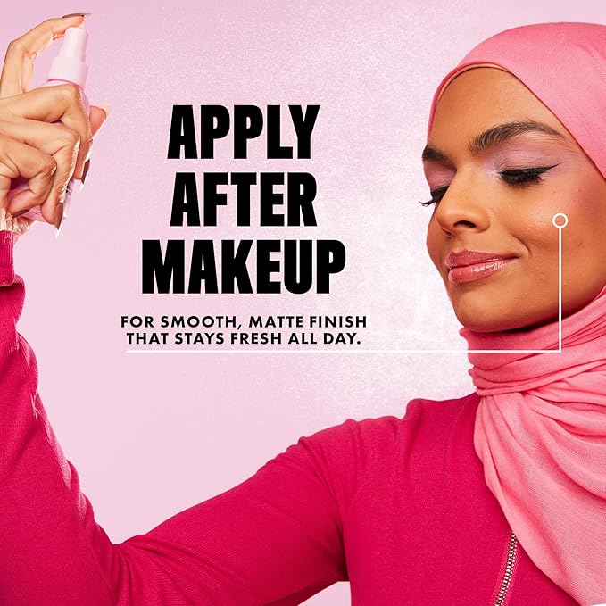 NYX PROFESSIONAL MAKEUP Marshmellow Setting Spray, Matte Setting Spray for 16HR Make Up Wear-Velvo Beauty