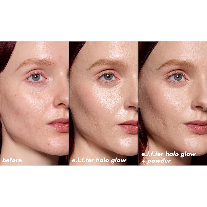 e.l.f. Halo Glow Powder Filter, Ultra-fine Finishing Powder, Smooths The Look of Pores & Fine Lines, Creates A Soft-Focus Glow, Vegan & Cruelty-Free, Fair Neutral Cool-Velvo Beauty