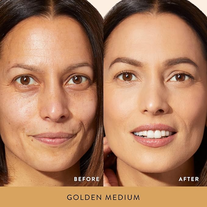 LAURA GELLER NEW YORK The Ideal Fix Concealer - Golden Medium - Buildable Medium to Full Coverage Liquid Concealer - Covers Under Eye Dark Circles & Blemishes - Long-Lasting-Velvo Beauty