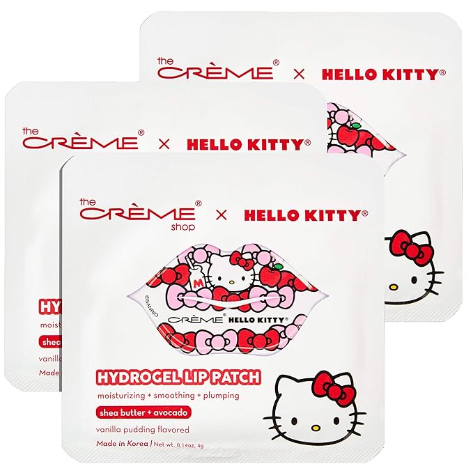The Crème Shop x Hello Kitty Hydrogel Lip Patch 3 Pack-Velvo Beauty