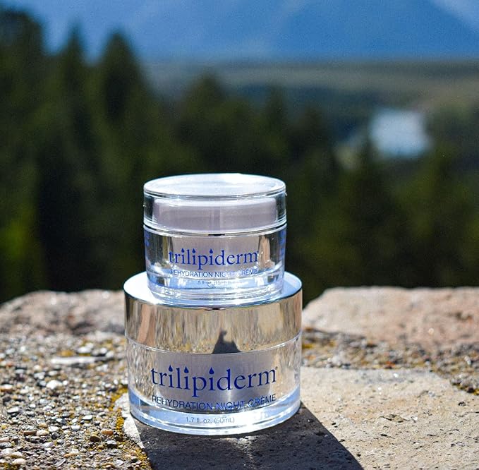 Trilipiderm Rehydration Night Créme .5oz + Protective Day Créme Broad Spectrum SPF 30 .5oz Travel/Trial Size Transformative, moisture-rich crème with hyaluronic acid and Retinol-Velvo Beauty