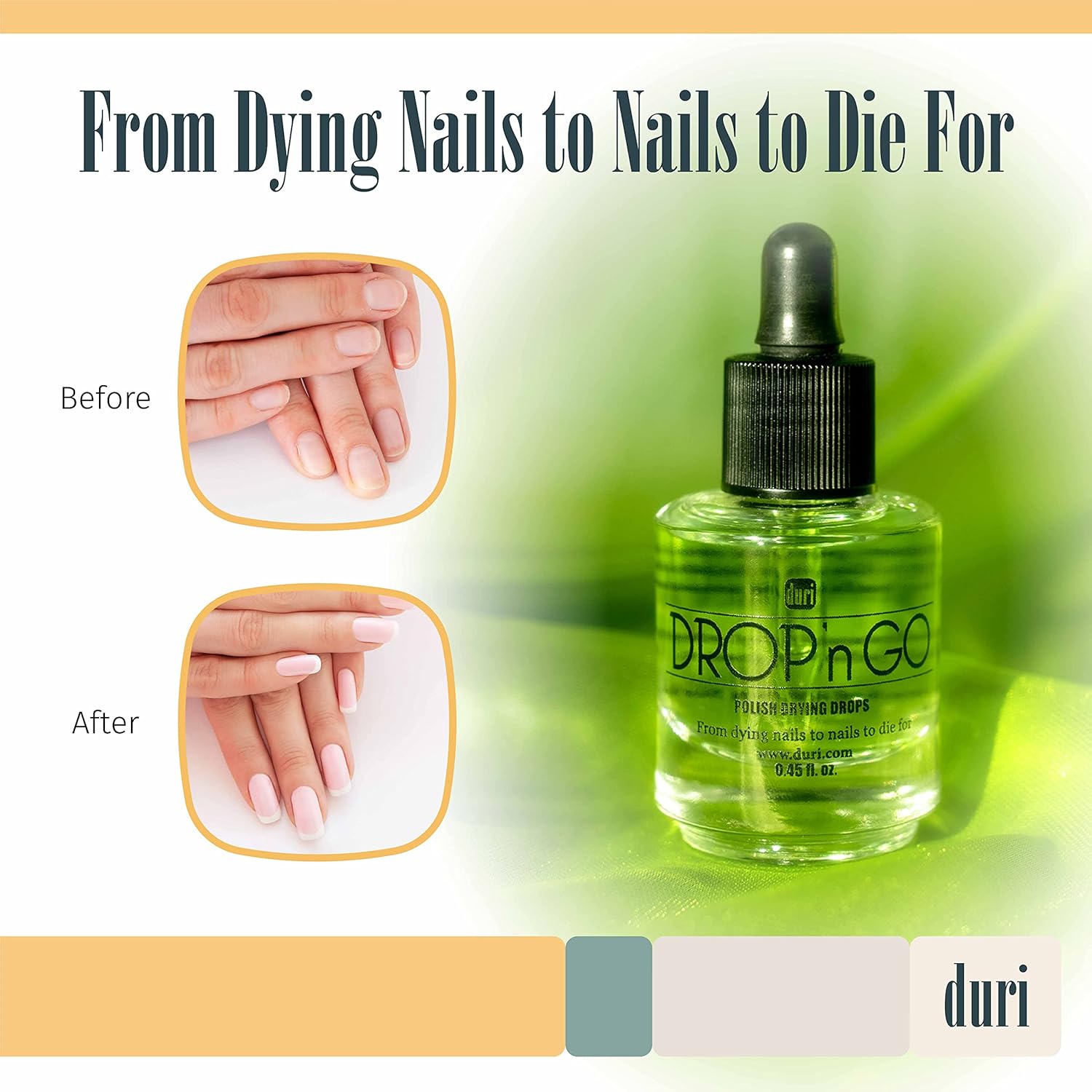 Duri Cosmetics, Drop'n Go Quick Dry Nail Drops (Drop'n Go (Pack of 2))-Velvo Beauty