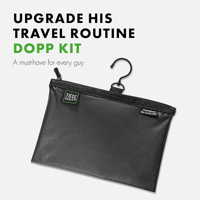 Tiege Hanley Mens Skin Care Gift Box Set, Platinum - Men's Skincare Set Includes Face Wash, AM & PM Moisturizer, Scrub, Eye Cream, Clay Mask, Retinol Stick, Body Wash, Deodorant, Lip Balm-Velvo Beauty