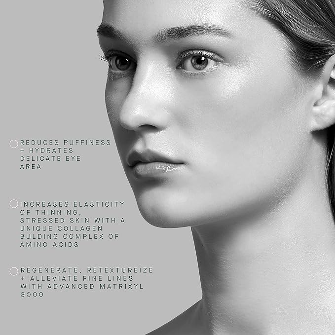 ARCONA Peptide Eye Serum - Coffee Extract Reduces Puffiness, Aloe + Lavender Soothe, Peptides Reduce Fine Lines + Wrinkles .3 oz. Made In The USA-Velvo Beauty