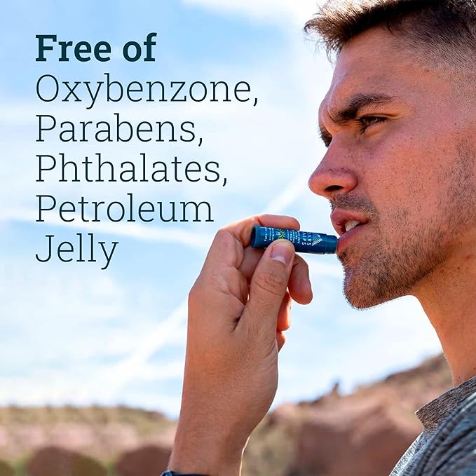 Oars + Alps Shine Free Lip Balm and SPF 18 Sunscreen, Lip Care with Sunny Mint Scent, Water and Sweat Resistant, 0.15 Oz Each, 3 Pack-Velvo Beauty