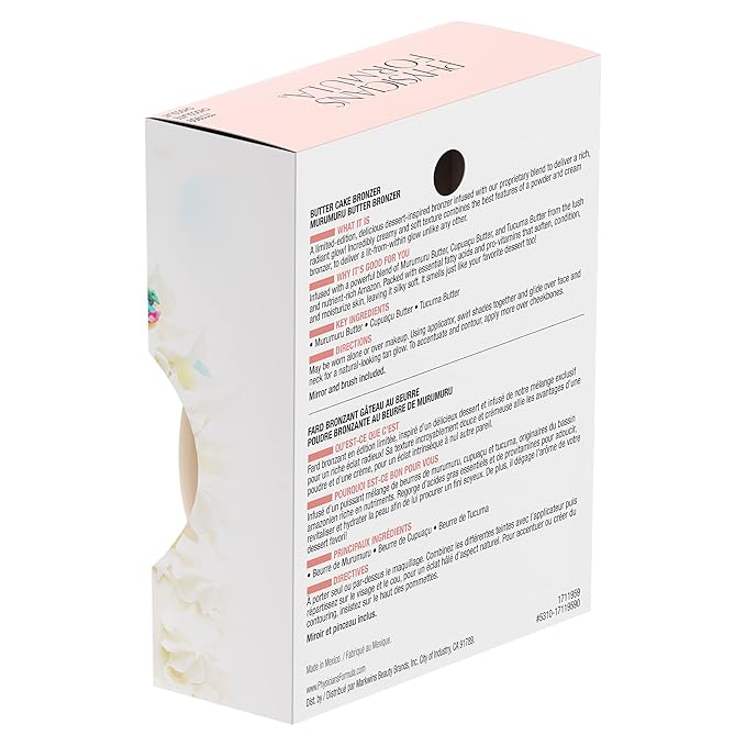 Physicians Formula Murumuru Butter Bronzer Face Makeup, Cheat Day Donut, Chocolate-Velvo Beauty