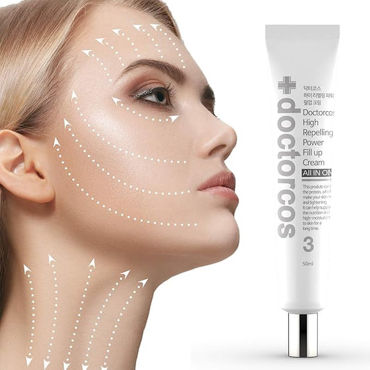 High Repelling Power Fill-up Wrinkle Cream for Women (1.7 oz) | Full Face and Under Eye Lifting Cream for Wrinkles | Fine Line Cream For Day and Night Use | Korean Skin Care Products-Velvo Beauty