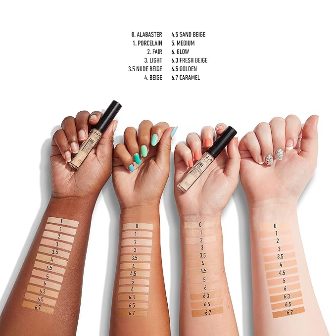NYX PROFESSIONAL MAKEUP HD Studio Photogenic Concealer Wand, Medium Coverage - Glow-Velvo Beauty
