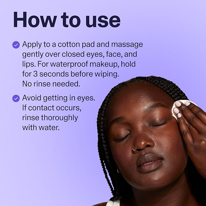 Curology Micellar Water Makeup Remover, Cleansing Gel Water Concentrate, Waterproof Eye and Face Make Up Removal, 8.5 fl oz-Velvo Beauty