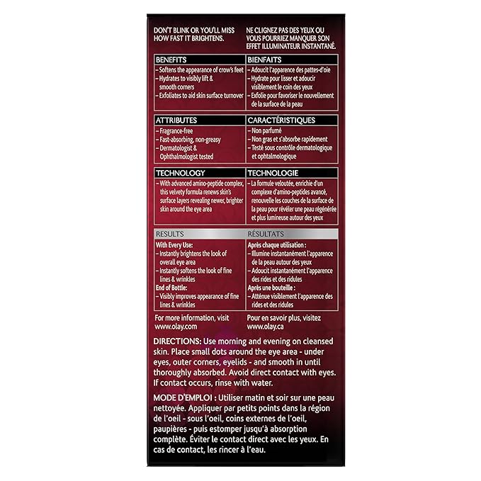 Olay Regenerist Eye Lifting Eye Serum 0.5 fl. oz.-Velvo Beauty