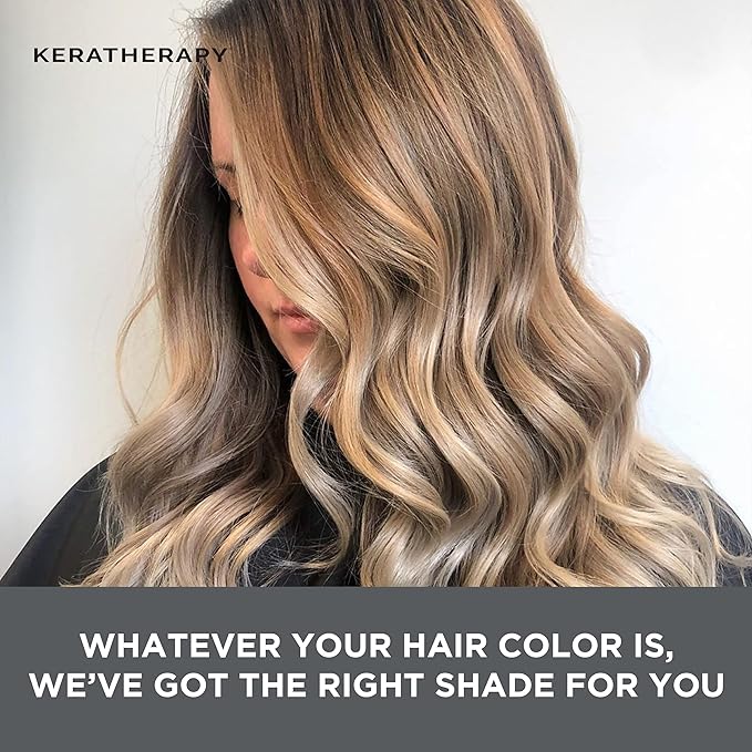 Keratherapy Keratin Infused Perfect Match Gray Root Concealer Spray, Blonde, 3 oz, 118 ml - Root Cover Up Spray to Hide Gray Roots - Keratin Therapy Hair Darkening & Temporary Scalp Concealer-Velvo Beauty
