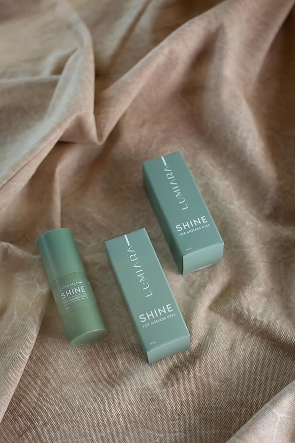 Lumiara Shine Anti Aging Eye Serum - Hydrating and Brightening Serum For All Ages & Skin Types - Organic, Paraben Free, Cruelty Free & Plant Based Wrinkle Reduction - Made In The USA - 15 ml-Velvo Beauty