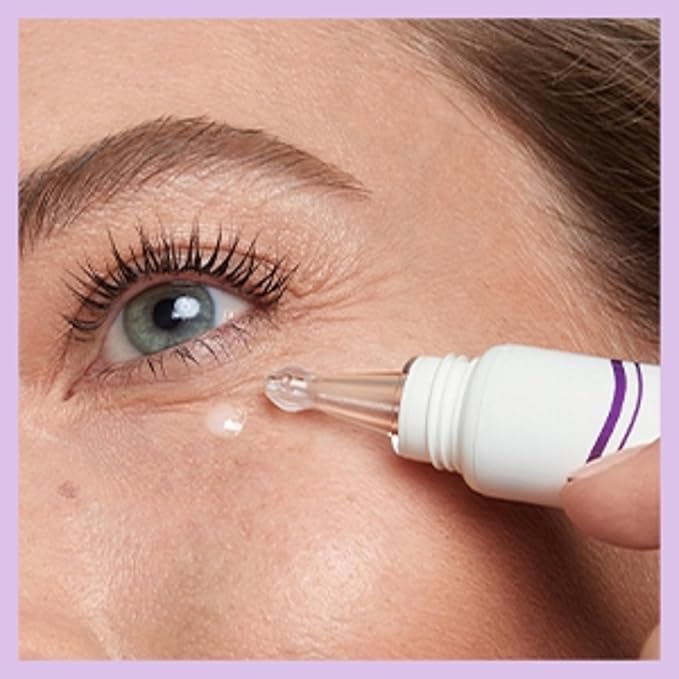 COVERGIRL Simply Ageless Skin Eye Lift Serum, Reduces Wrinkles, 1 Pack, 0.92 Oz ,Serum, Face Serum, Skin Tightening Serum, Anti-Wrinkle Serum, Tighter Skin, Instantly Youthful, Works Well With Makeup-Velvo Beauty