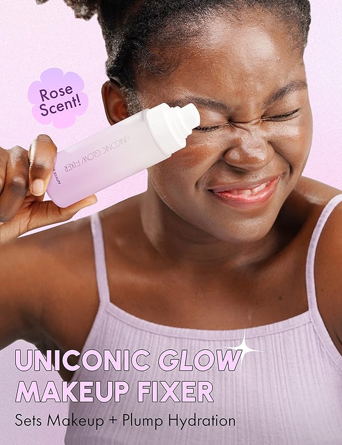 SELF BEAUTY Glow Makeup Setting Spray | Hydrating + Illuminating Makeup Setting Spray | Dewy Finish | Long-Lasting Makeup Fixing | Microfine Mist Spray | 3.38fl.oz, 100ml-Velvo Beauty