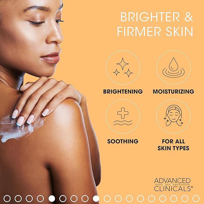 Advanced Clinicals Vitamin C Cream Face & Body Lotion Moisturizer | Anti Aging Skin Care Firming & Brightening Cream For Body, Face, Uneven Skin Tone, Wrinkles, & Sun Damaged Dry Skin, 16 Oz-Velvo Beauty