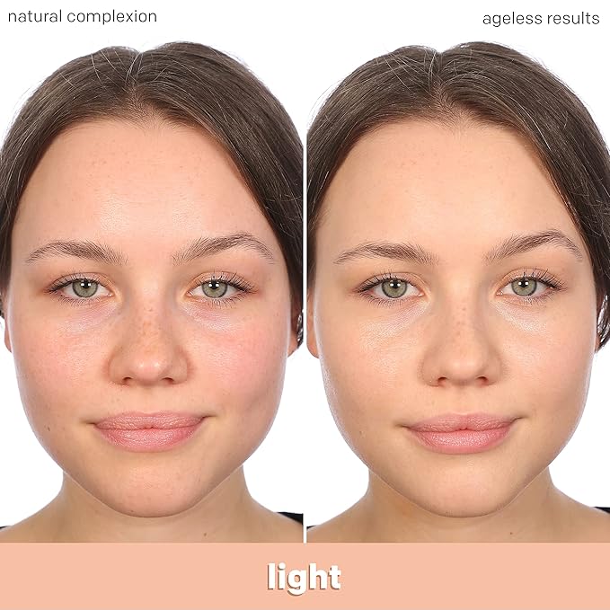 Almay Anti-Aging Foundation, Smart Shade Face Makeup with Hyaluronic Acid, Niacinamide, Vitamin C & E, Hypoallergenic-Fragrance Free, 100 Light, 1 Fl Oz (Pack of 1)-Velvo Beauty