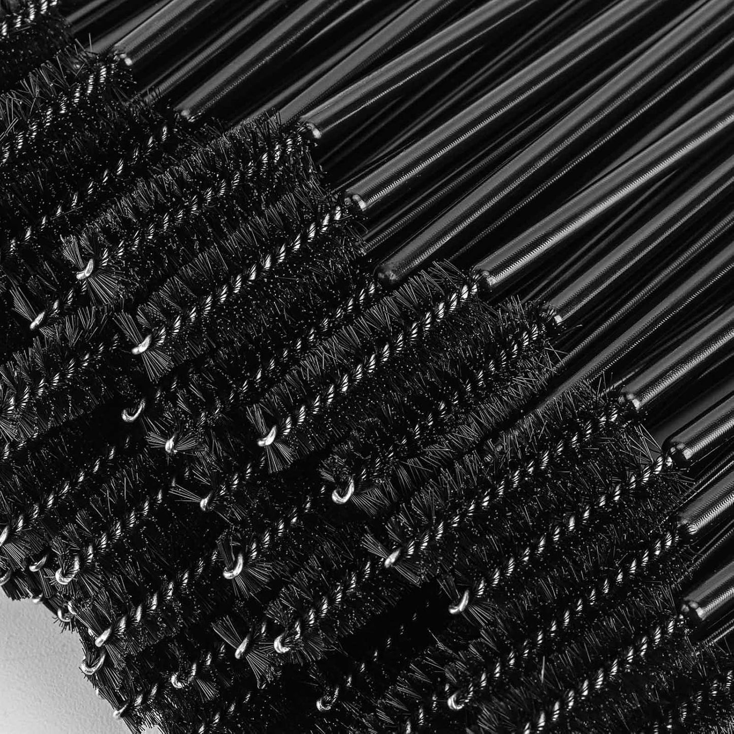 1000 Disposable Mascara Wands Eyelash Brushes Spoolies for Eyebrow Eye Lash Extension Black-Velvo Beauty