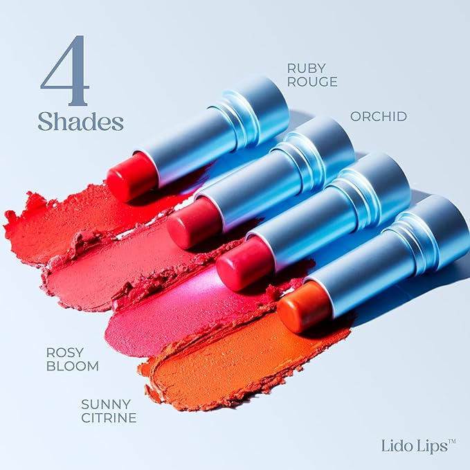 Tinted Lip Balm. Moisturizing Sheer, Buildable Lip Color with Hyaluronic Acid, Vitamin E and Rich Oil, Perfect Revitalizer for Chapped Lips. Beauty Plumper Moisturizer 0.21oz- Orchid-Velvo Beauty