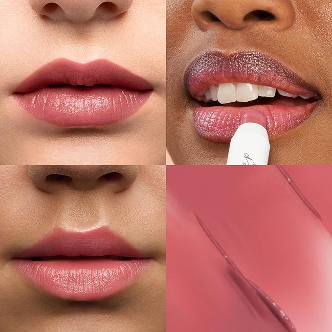 Julep It's Balm: Tinted Lip Balm + Buildable Lip Color Duo - Dusty Orchid Shimmer, Brown Sugar - Natural Gloss Finish - Hydrating Vitamin E Core - Vegan-Velvo Beauty