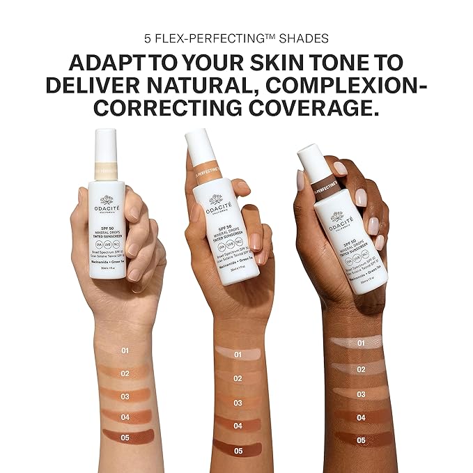 SPF 50 Flex-Perfecting™ Mineral Drops Tinted Sunscreen FOUR-Velvo Beauty