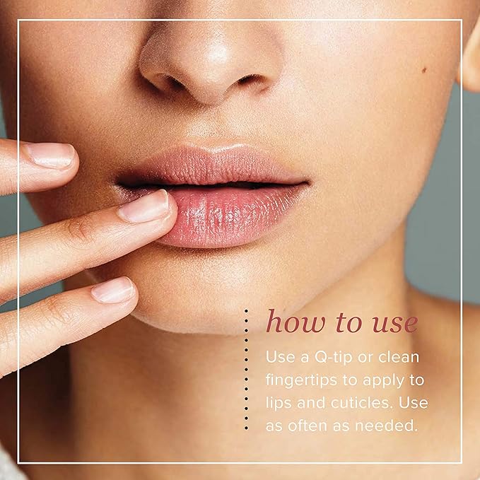 LINDI SKIN Lip Balm - Gentle, Non-Irritating, Vitamin E Formula That Hydrates and Soothes Dry, Chapped Lips - Soother for Nails & Cuticles - Allergy Tested Lip Balm for Cancer Patients (0.25 fl oz)-Velvo Beauty