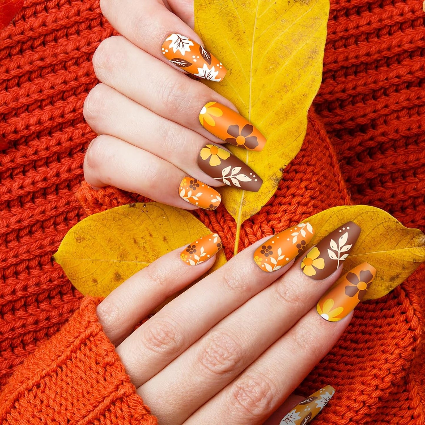 Whaline 6Pcs Fall Halloween Christmas Nail Plates Stamping Set Pumpkin Ghost Snowman Stamp Templates Nail Art Plates for DIY Print Manicure Salon Design-Velvo Beauty