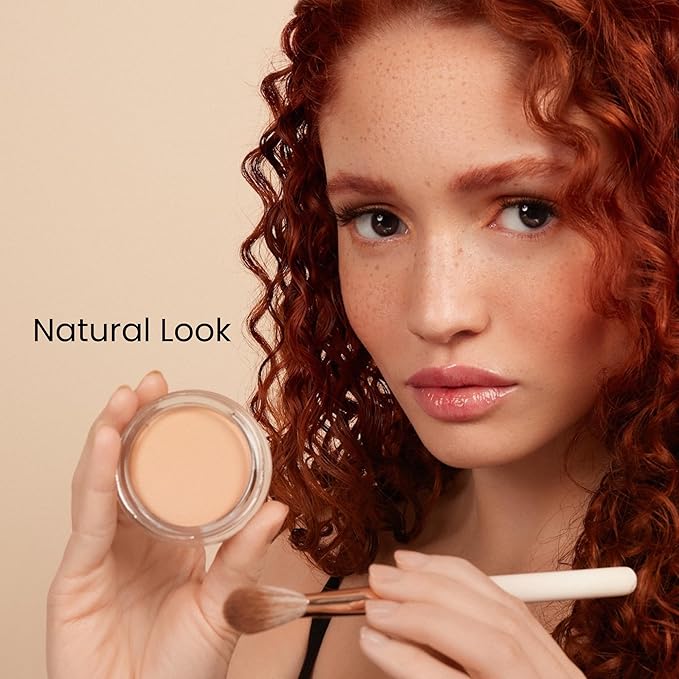 Monika Blunder Beauty - Blunder Cover Foundation, Concealer - Shade: 2.5 - Zwei.5 - Light, Warm Undertones - Clean Beauty, All-In-One, Cruelty-Free, Vegan - 0.62 oz-Velvo Beauty