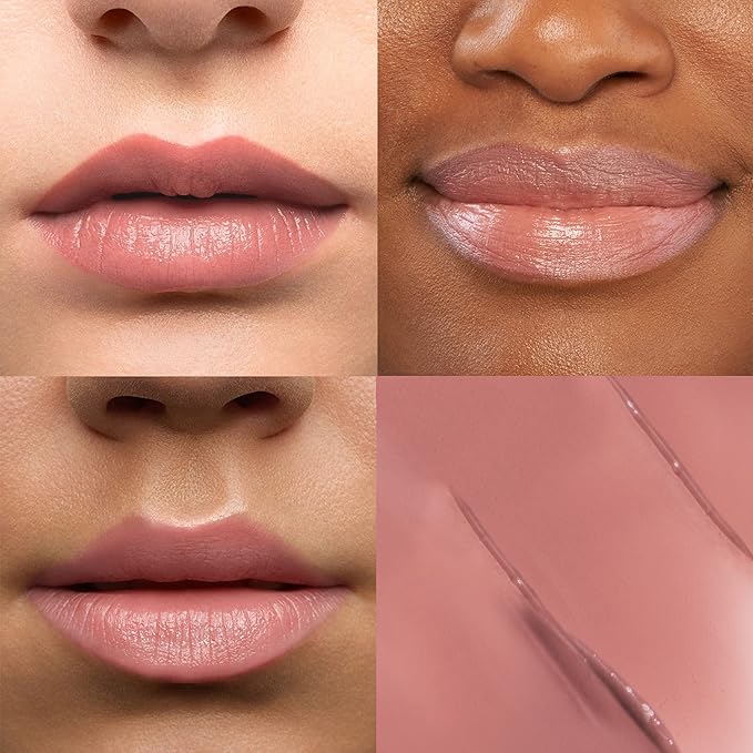 Julep It's Balm: Tinted Lip Balm + Buildable Lip Color - Vintage Mauve, Sheer Iridescence, 90's Neutral - Natural Gloss Finish - Hydrating Vitamin E Core - Vegan-Velvo Beauty