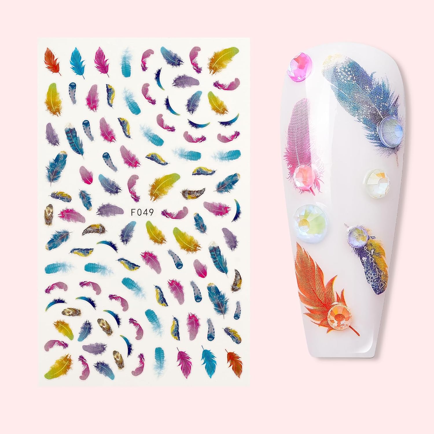 Makartt Nail Decorating Kit Including Designer Nail Stickers, Vivid and Vibrant Colorful Nails Rhinestones DIY Accessories for Nails Art and Salon-Velvo Beauty